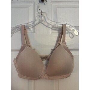 Bali Women’s Beauty by Bali T-Shirt Lined Wireless Nude Bra, Size 38DD